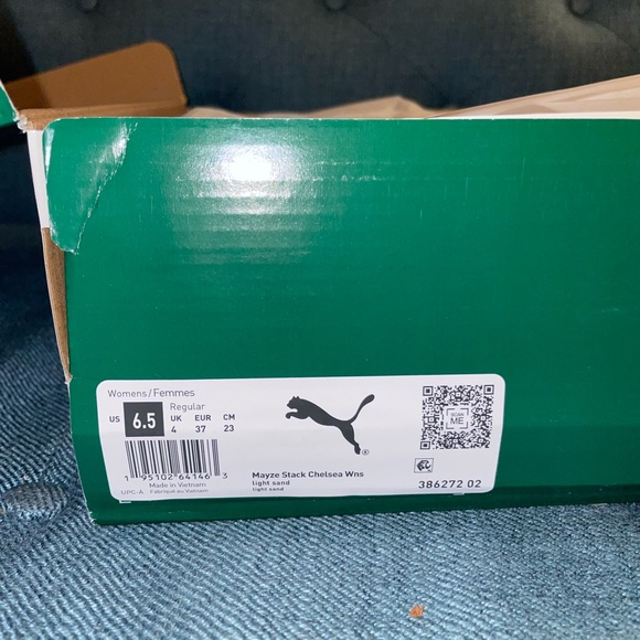 Puma Mayze Stack Chelsea Boot Light Sand Womens NEW - Picture 8 of 8